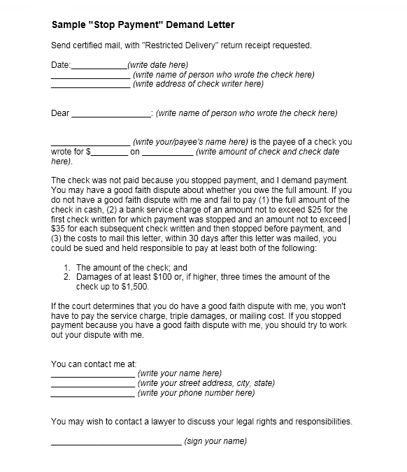 How To Write A Demand Letter For Settlement